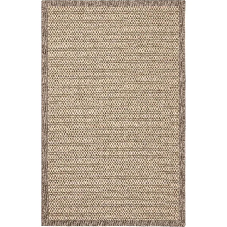 Origine Outdoor-Teppich 155 x 230 cm Polypropylen Braun 88780580 [en. casa] – Bild 1