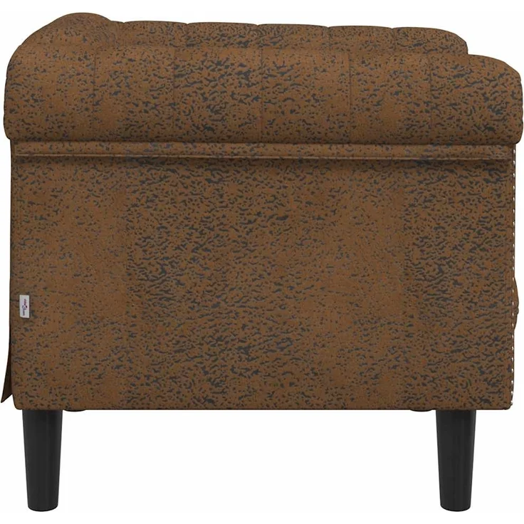 vidaXL Sessel Braun Kunstleder Wildleder-Optik 372574 – Bild 4