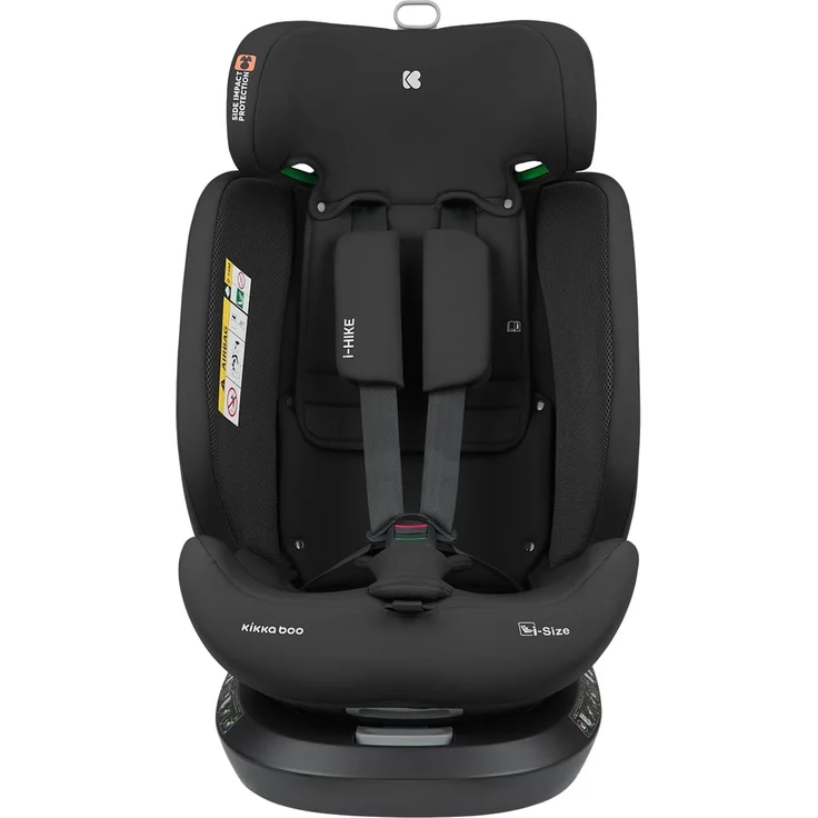 Kikkaboo i-Size Kindersitz i-Hike (40-150 cm) Isofix, 360° drehbar, verstellbar schwarz – Bild 6