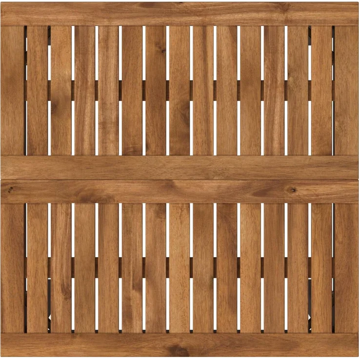 vidaXL Gartenbar-Tisch Natürlich und Schwarz 60 x 60,5 x 105 cm 901331 – Bild 4