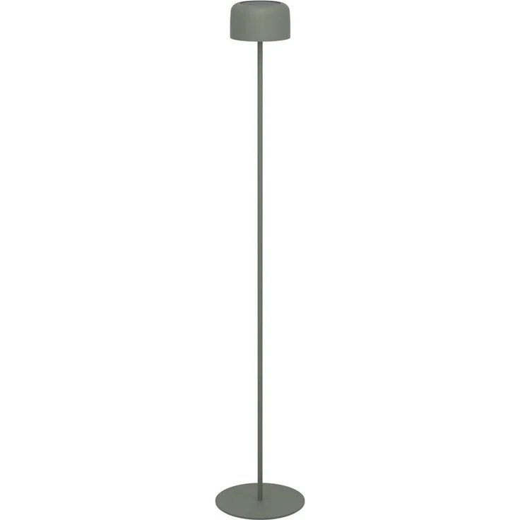 EGLO Solar Stehlampe Roccanova, Akku Standleuchte für Innen und Außen, Wohnzimmer Lampe touch dimmbar in 3 Stufen, Solarlampe aus Stahl in Grün, warmweiß, IP44 – Bild 5