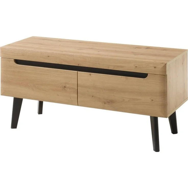 INOSIGN Lowboard Torge, TV-Unterschrank, TV-Kommode, Fernsehschrank, TV-Board (1 St), abgeschrägte Füße, drei Farben, Scandi Design, 107 cm breit – Bild 4