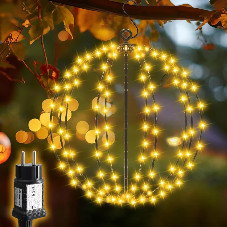 SALCAR LED Weihnachtsbeleuchtung Außen, 30cm – Bild 1