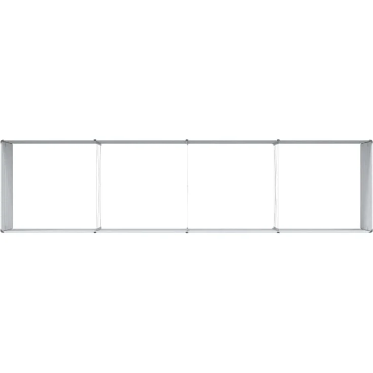 vidaXL Hochbeet Hellbraun 320 x 80 x 77 cm Verzinkter Stahl 42017338 – Bild 7