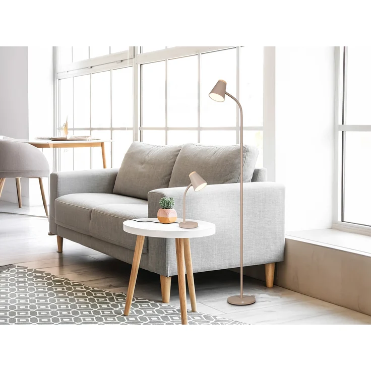 LED Schreibtischlampe PONGO Beige flexibel biegsam, Höhe 36cm – Bild 7