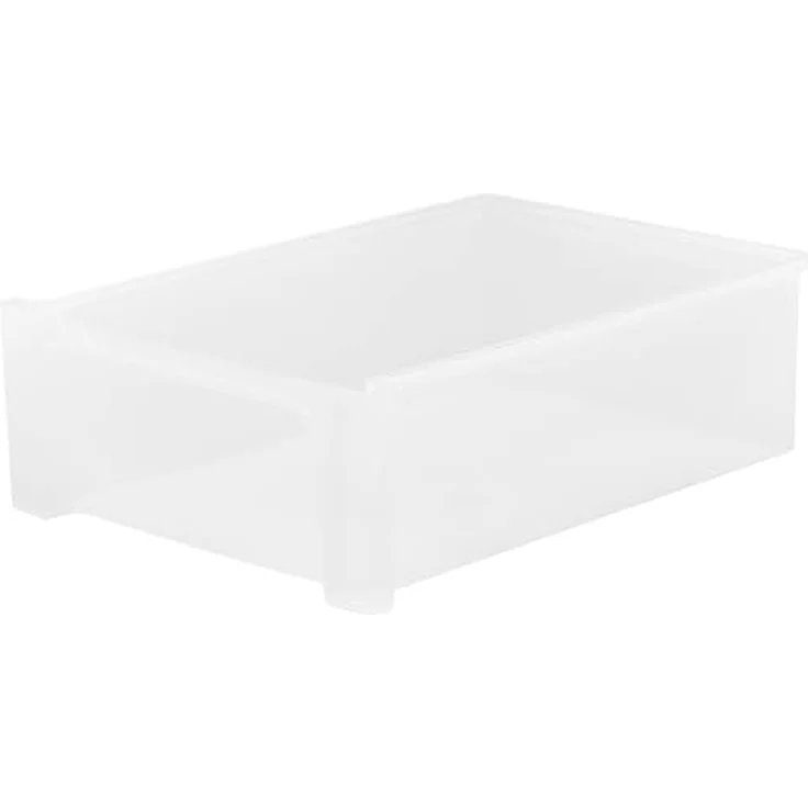 Iris Ohyama, Schubladenschrank, Schubladencontainer, 8 Schubladen mit 7 L, Format A4, durchsichtige Schubladen, Büro, Wohnzimmer - Organizer Chest OCH-2008 - Schwarz – Bild 5
