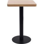 vidaXL Bistrotisch Hellbraun 50x50 cm MDF [286427]