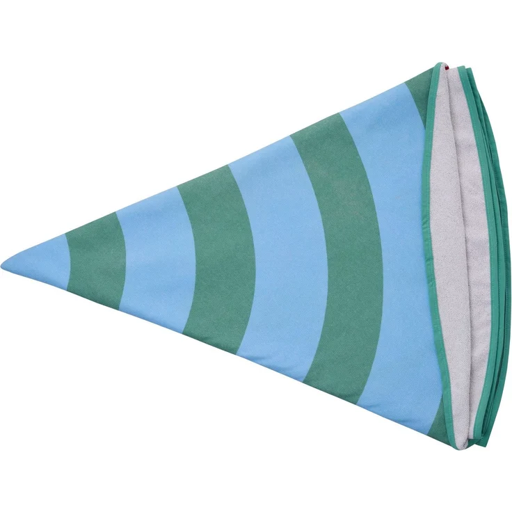 Mijolnir 'Yuvarlak - Green, Blue' Strandtuch, Grün / Blau, 150 cm – Bild 2