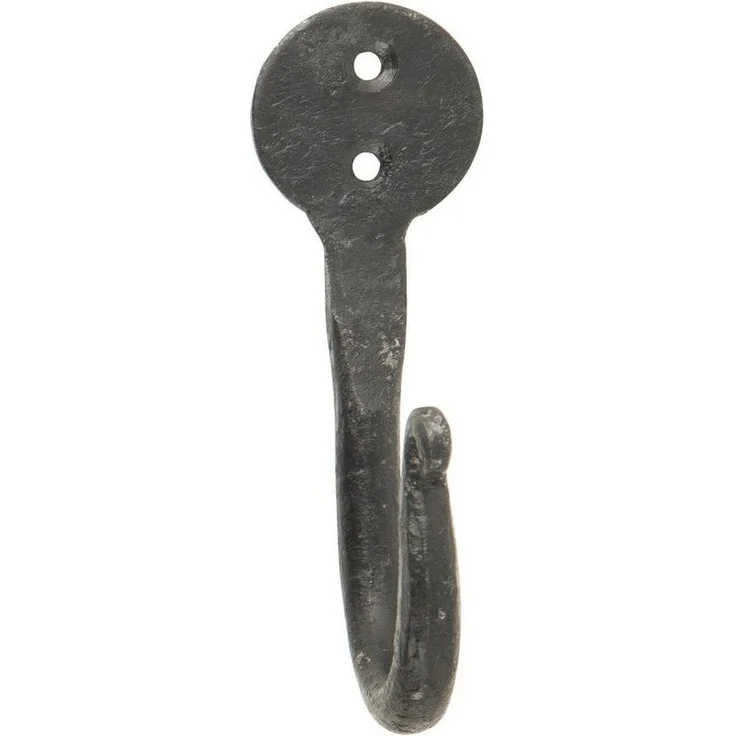 Wandhaken Kleiderhaken Handtuchhaken Metall Schwarz Vintage Ib Laursen 0535-00 – Bild 5