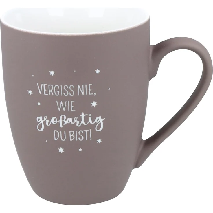 Spruchreif® Tasse SOFT-TOUCH-Tasse mit beidseitiger Gravur, Geschenkidee Teeliebhaber – Bild 1