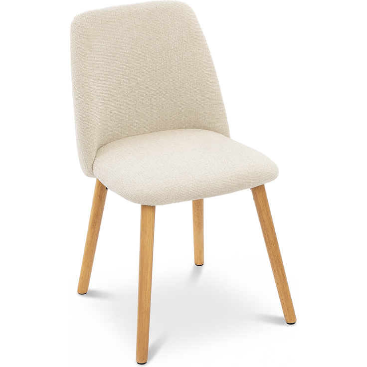 GOEURVANT 421 Esszimmerstühle 2er-Set, Chenille - Creme – Bild 2