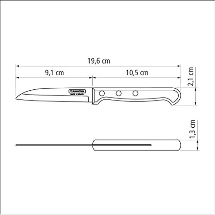 Tramontina Landhaus Küchenmesser Universal 20 cm – Bild 4