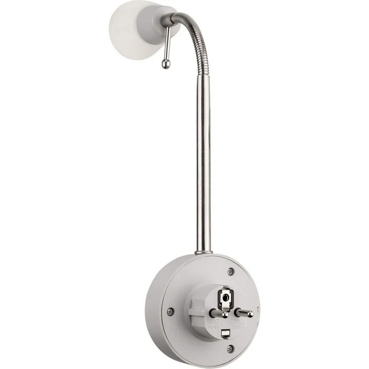 SEBSON LED Steckdosenleuchte LED Steckdosenlampe dimmbar und flexibel - 2W 160lm warmweiß, LED fest integriert, warmweiß – Bild 3