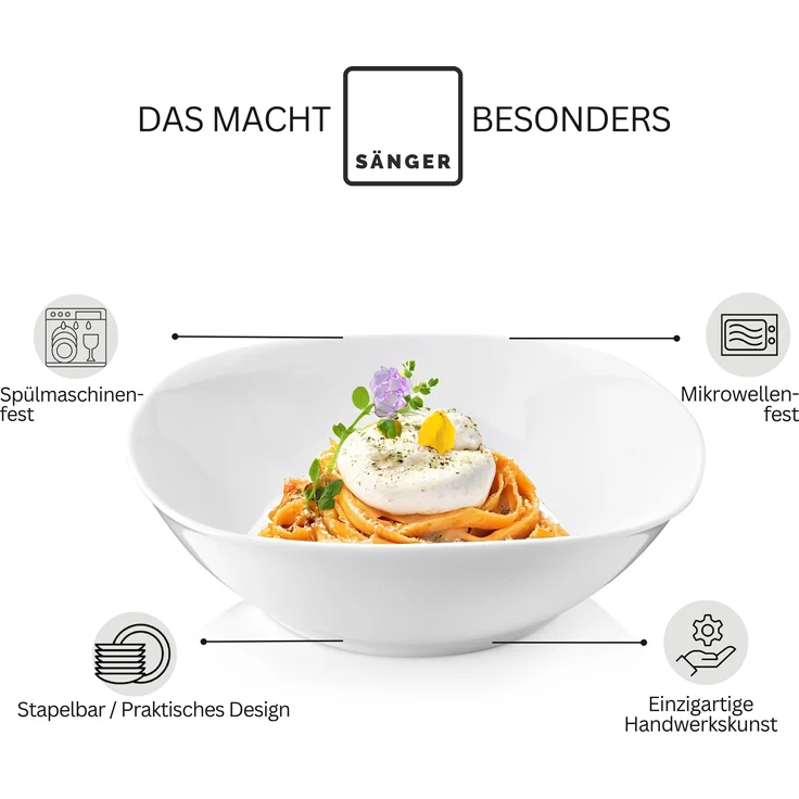 SÄNGER Pastaschalen Set Bilgola 6 teilig – Bild 4