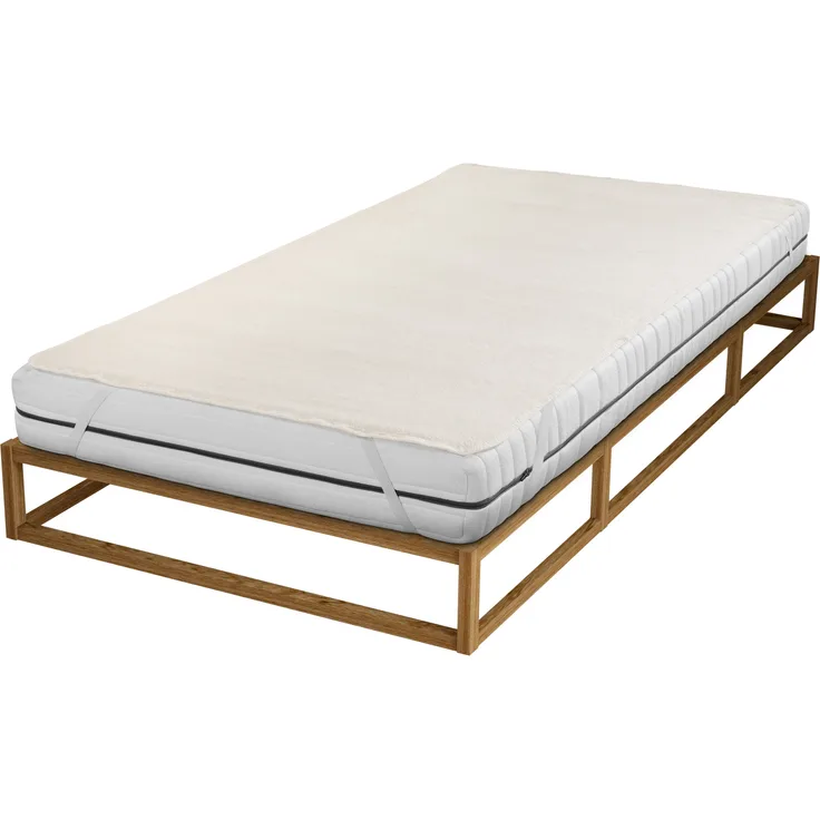 biberna Molton Matratzenauflage 70x140 cm, natur