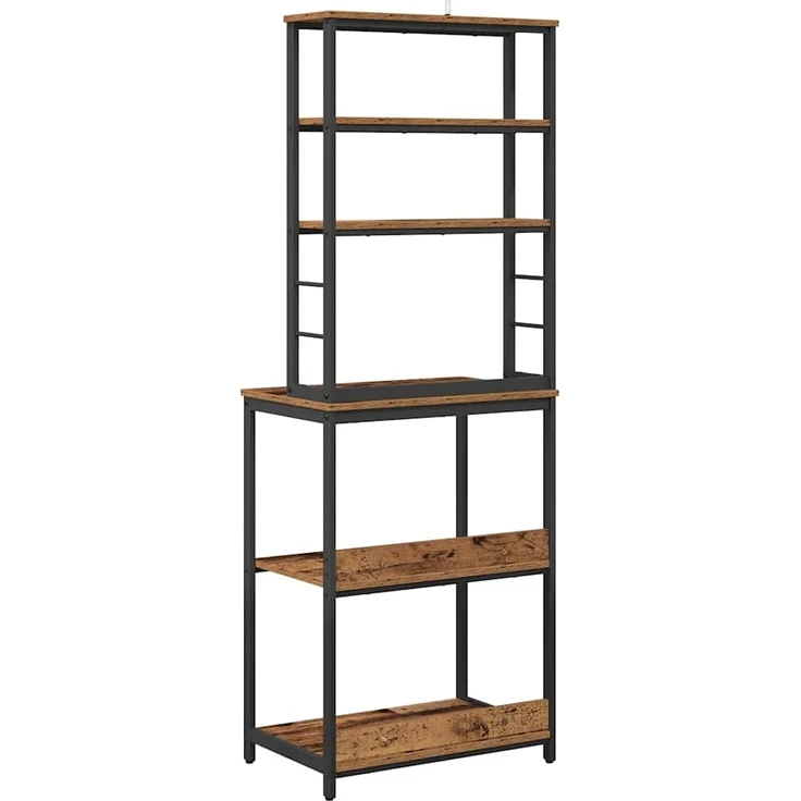 vidaXL Küchenregal Altholz 60 x 40 x 168 cm Holzwerkstoff 883884 – Bild 7
