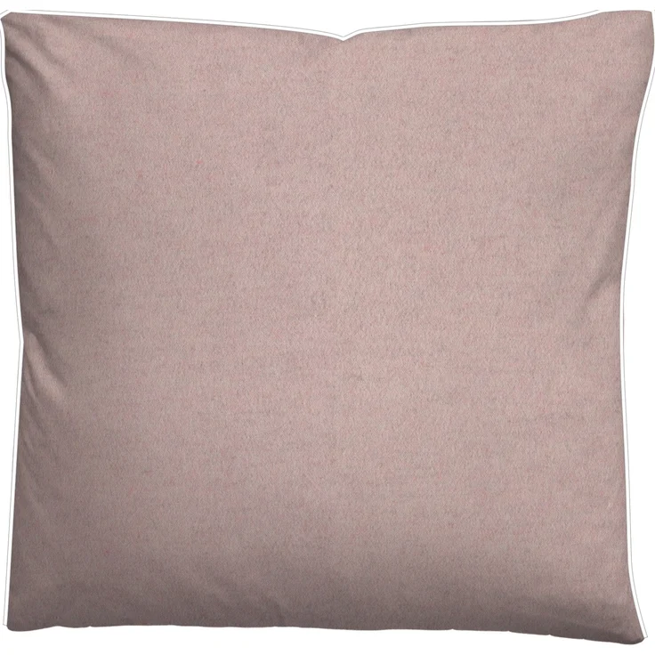 biberna Melange-Flanell Bettwäsche 0840500 MELANGE UNI, braun, 1x 135x200 cm + 1x 80x80 cm – Bild 4