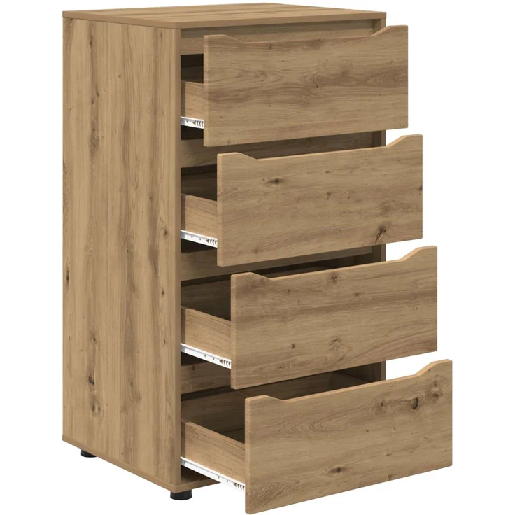 vidaXL Stauraumschränke 60 x 48 x 105 cm Holzwerkstoff Artisan-Eiche 3406244 – Bild 7