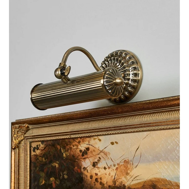 Lindby Bilderleuchte Joely, Metall, Bronze IP20, 1 x 40 W – Bild 2