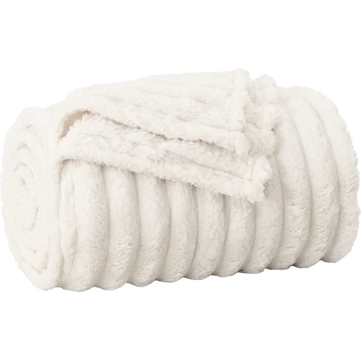 vidaXL Wohndecken 6 stk. Creme 240 x 220 cm 8,76 kg Fleece 42016899 – Bild 4