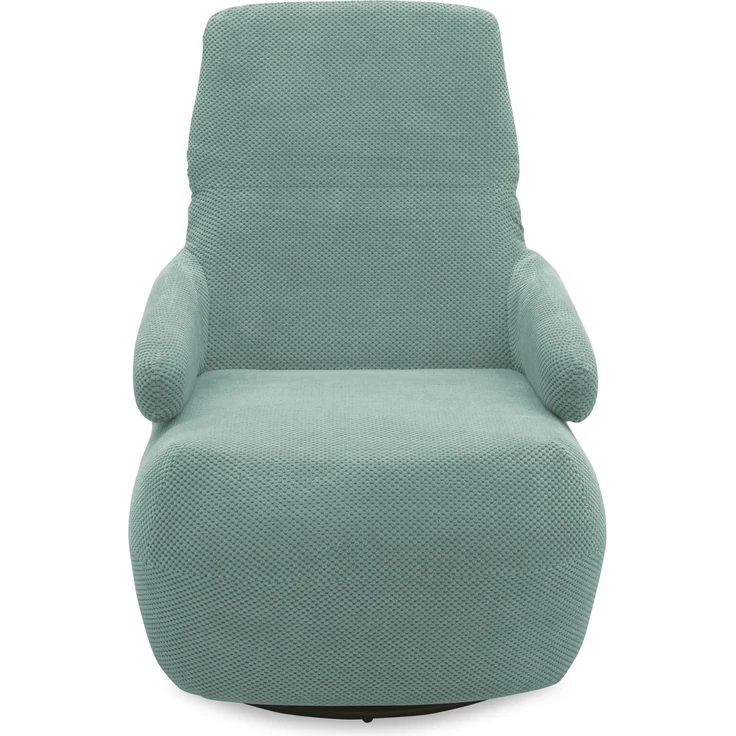 DOMO. collection Sessel 700015, Polstersessel, gepolsterte Rückenlehne, Rückenfunktion, Drehfunktion, Wippfunktion, Cocktailsessel, Loungesessel, 68 x 88 x 67 (BxTxH), grün (mint) – Bild 4