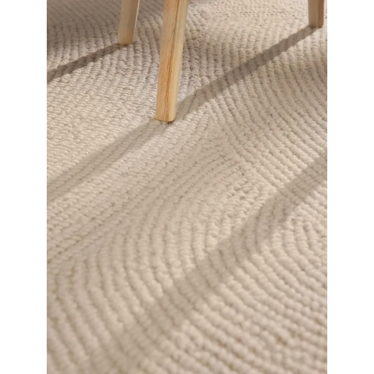 HANSE Home Wollteppich Calmio, auch als Läufer und in rund, rechteckig, Höhe: 18 mm, Handgetuftet, Wolle, Natur, Wohnzimmer, Schlafzimmer, Skandi, Hygge – Bild 9