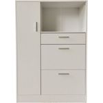 HTI-Line Küchenbuffet Küchenschrank Kombi L Blanca (Stück, 1-St, 1 Küchenschrank Kombi L Blanca) Küchenbuffet Mehrzweckschrank Mikrowellenschrank