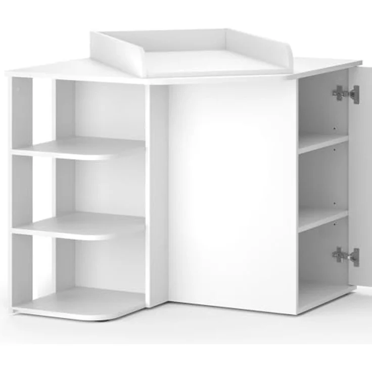 Wickelkommode Kristian Weiß 85 x 77.3 cm mit Tür und offenen Fächern Vicco – Bild 6