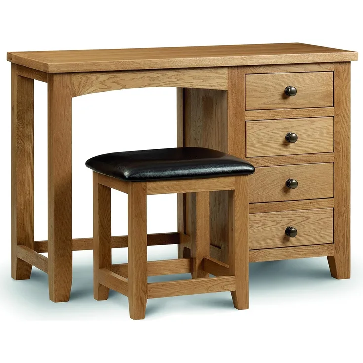 Julian Bowen Marlborough Frisiertisch mit Einzelsäule, Eiche