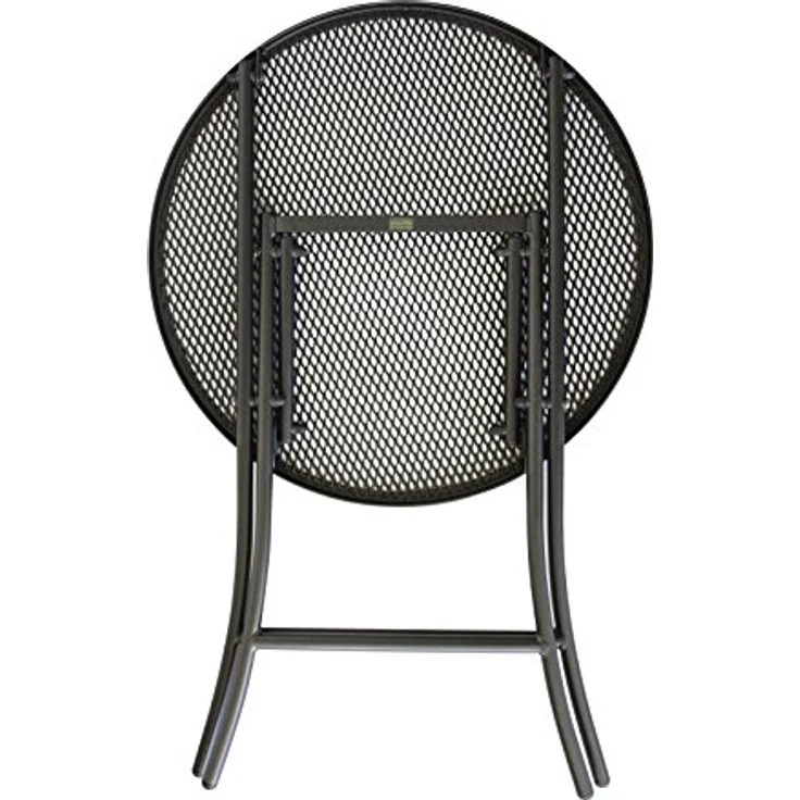 DEGAMO Bistrotisch MOCCA (1-St), 60cm rund, Streckmetall eisengrau, klappbar – Bild 3