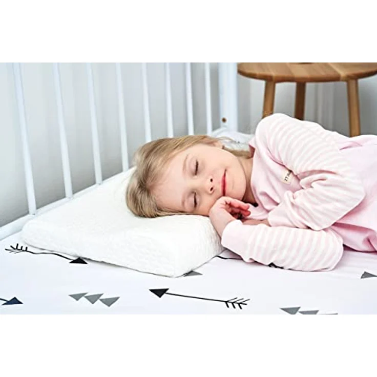 Gesundheit Kinder Kissen für Bett Schlafen Hypoallergenic Memory Schaum kinderkissen Neck-Protector für Kinder（3-10 Jahre） – Bild 3