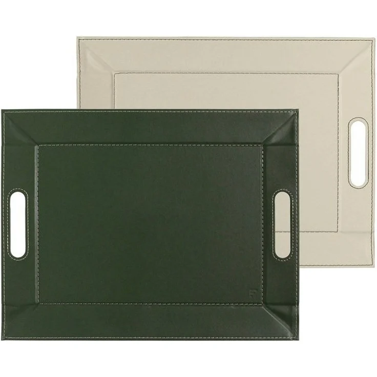Freeform Duo Wende-Tablett 55x41 cm Olivgrün / Elfenbein – Bild 4