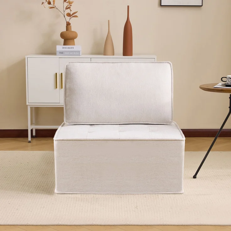 EINHOM Einzelsofa, Kleine Sitzgarnitur, Wohnzimmer-Sessel, Sitzsack, Sofa für Schlafzimmer, Gästezimmer oder Kinderzimmer – Bild 4
