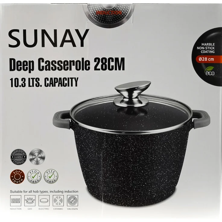 Casserole ø28 cm, geeignet für alle Herdarten inkl. Induktion - 10,3 L – Bild 5