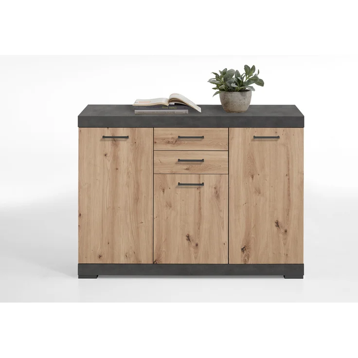 Kommode in Artisan Eiche - 120x90x50cm (BxHxT) – Bild 2