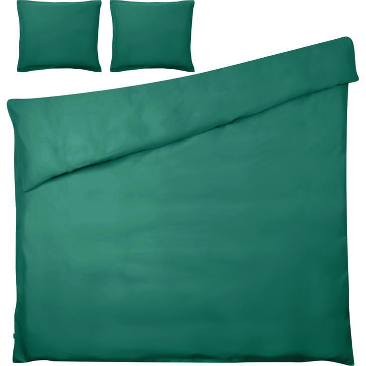 Bettwäsche-Set PARKROSE Baumwollsatin 220 x 240 cm Grün – Bild 4