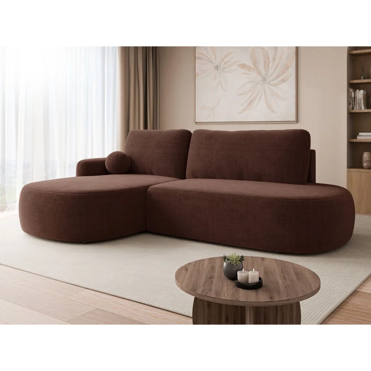 Mirjan24 Ecksofa Loridu O (Farbe: Golden 68, Seite: Links), 90 x 174 x 274 cm – Bild 3