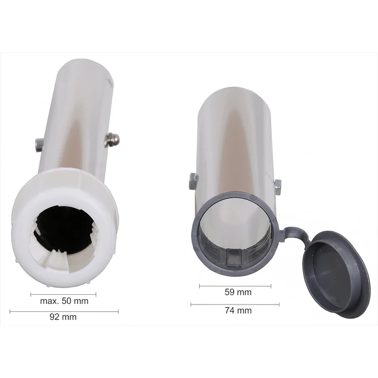 Bodenhülse für 50 mm Rohr extra lang – Bild 4