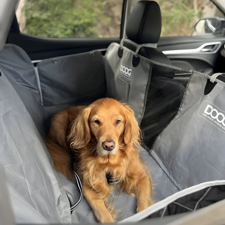 DOOG Auto-Schondecke / Car Seat Cover grau – Bild 5