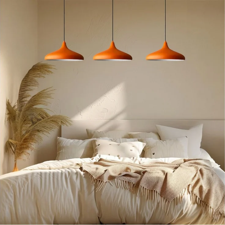 Bamyum Pendelleuchte Pendelleuchte Champion Trio Metall Ø35cm, Modern Hängelampe, ohne Leuchtmittel – Bild 2