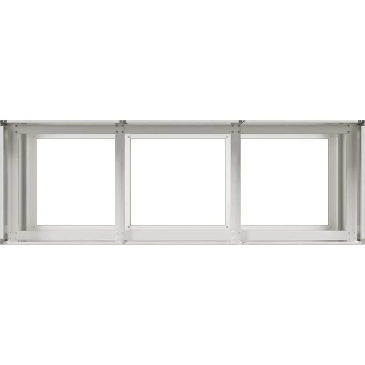 vidaXL Pflanzkübel 120x40x80 cm Edelstahl 860721 – Bild 4