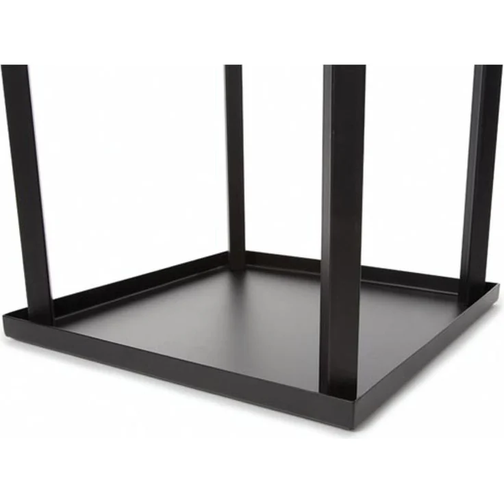 Kaminholzregal für innnen, Stahl Schwarz - Höhe 118cm Breite 34cm – Bild 5