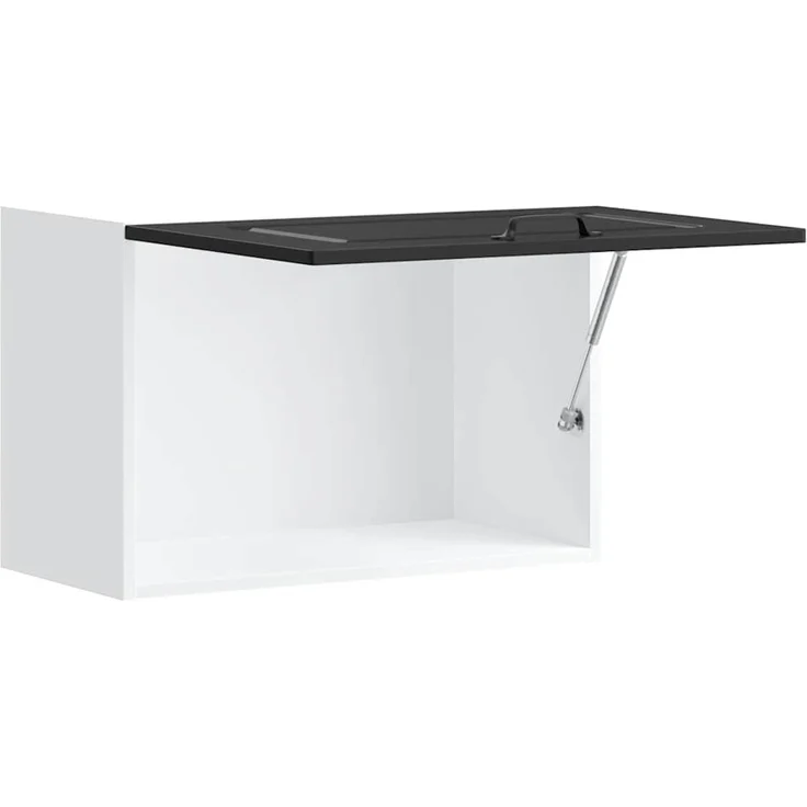 vidaXL Küchen-Hängeschrank Kalmar Schwarz Holzwerkstoff 853598 – Bild 10