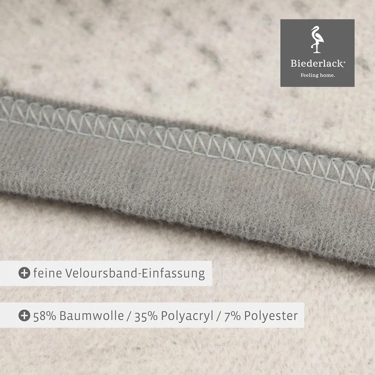 Wohndecke Across beige XXL, karierte Sofadecke in 220x240, Decke in Übergröße, Biederlack, Made in Germany – Bild 6