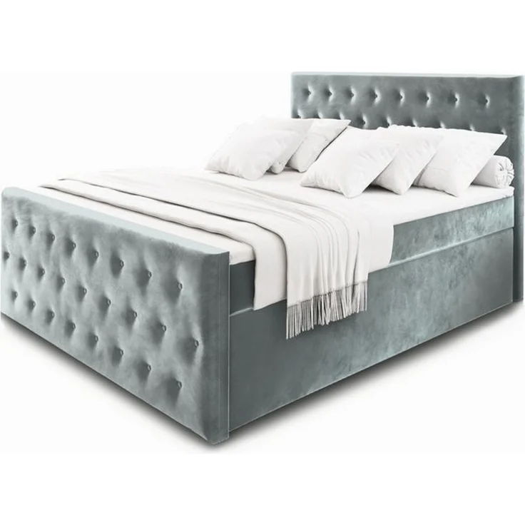 Masseno Boxbett FONDI 180x200 cm mit Bonell Matratze und Topper – Bild 4