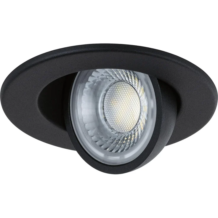 Paulmann LED-Einbauleuchte Zina 5/8 W Ø 9 cm dimmbar schwarz matt – Bild 15