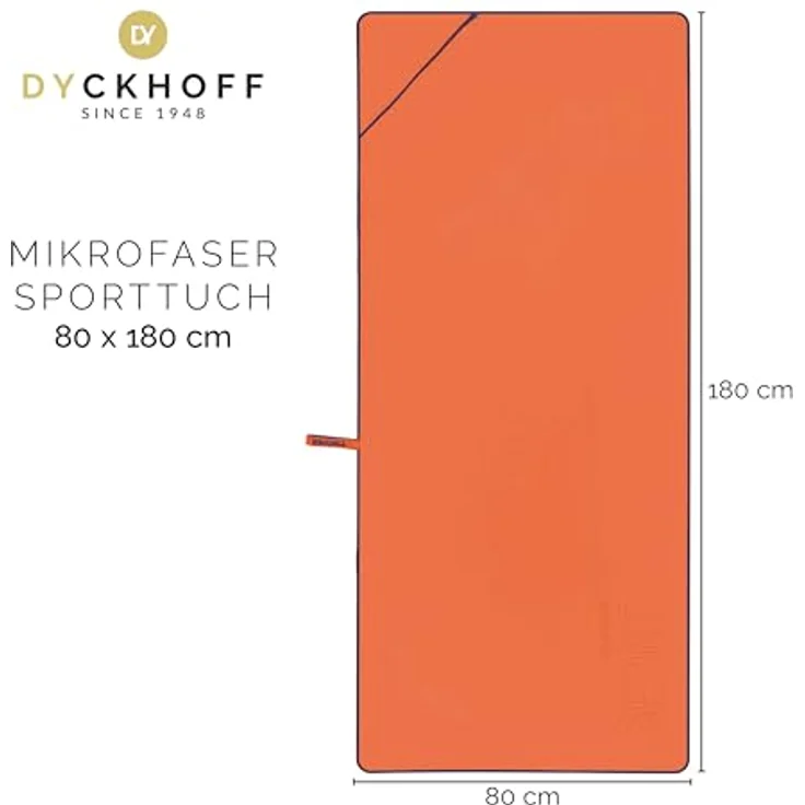 Dyckhoff Sporthandtuch Mikrofaser Sporttuch, Microfaser (1-St), auch als 2er Set erhätlich – Bild 5