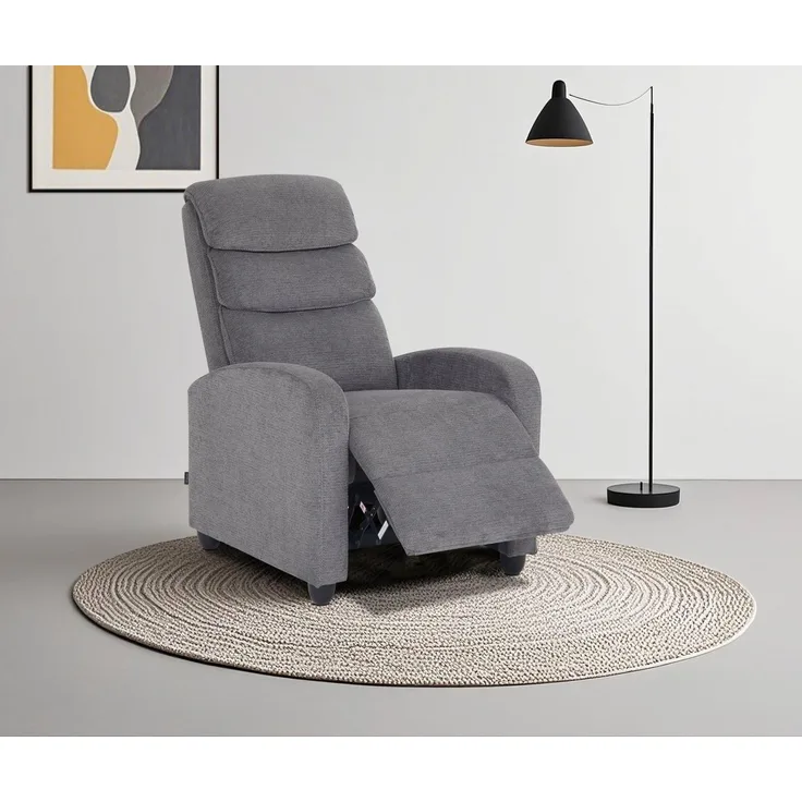 Home affaire Relaxsessel BERVILLE, TV-Sessel, Ruhesessel mit Schlaffunktion, Webstoff, Liegesessel mit manueller Relaxfunktion