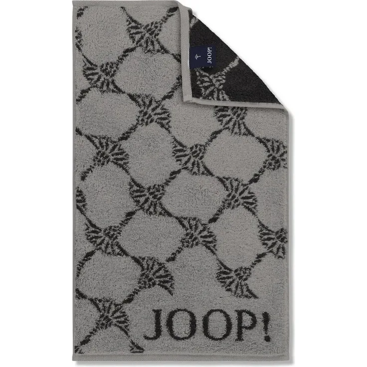 JOOP! Handtücher Classic Cornflower 1721 77 Platin, Gästetuch 30x50 cm