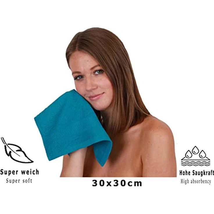 Betz Seiftuch 20 Stück Seiftücher NEAPEL Größe 30x30 cm, (Set) – Bild 6